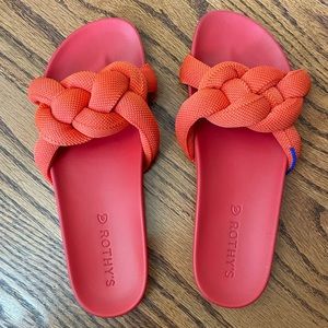 Rothy’s Bubble Slide Tomato Size 7